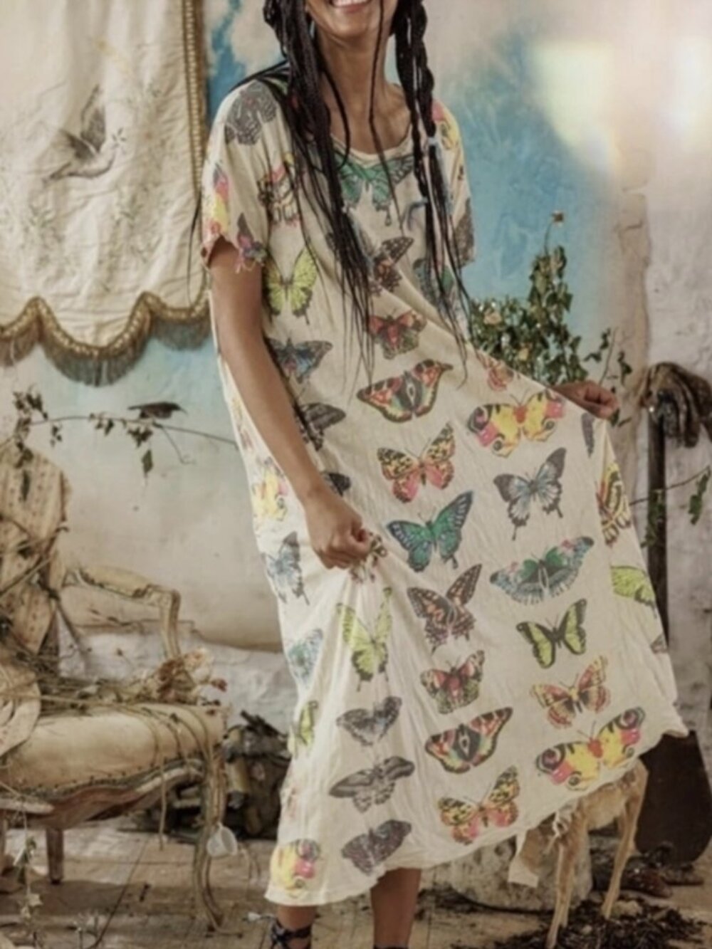 Magnolia Pearl Flight Of The Butterfly T-Dress